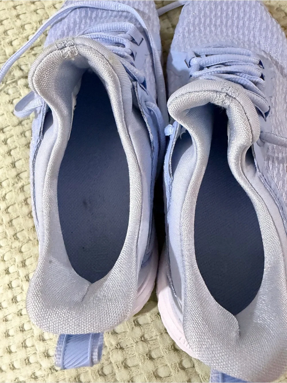 Nike Rival Women's Athletic Shoes in Light Blue and White